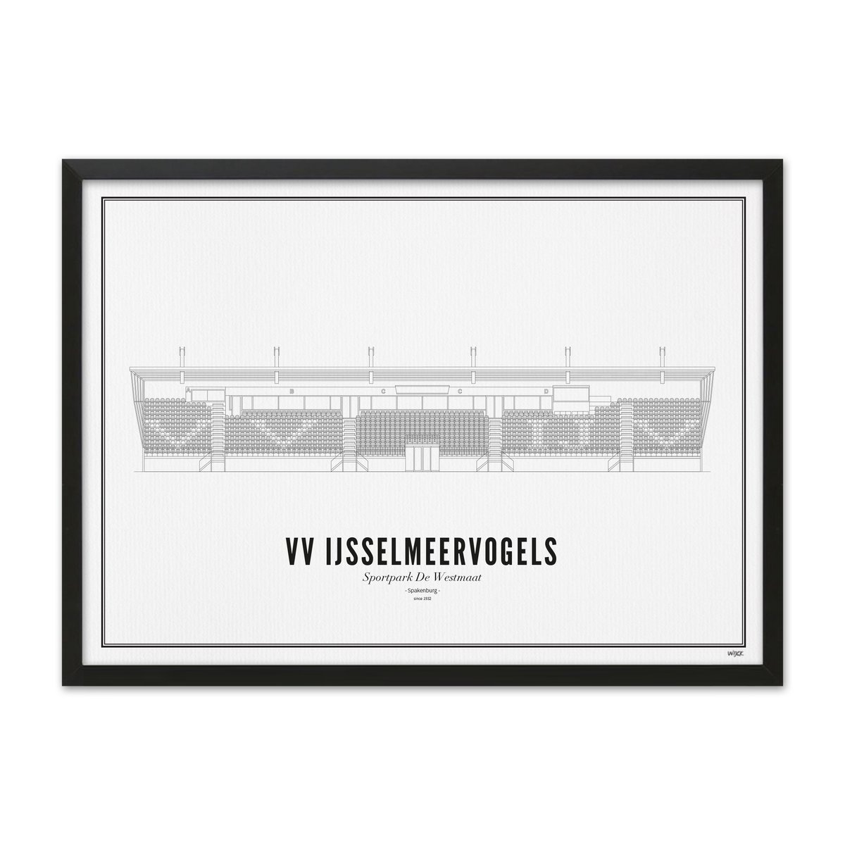 Poster van VV IJsselmeervogels | WIJCK. 
